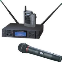 Audio-Technica AEW-4314AC Dual Transmitter UHF Wireless System, Band C: 541.500 to 566.375 MHz, AEW-R4100 Receiver, AEW-T1000a UniPak Transmitter, AEW-T4100a Handheld Transmitter, Cardioid, Dynamic Capsule, 996 Selectable UHF Channels, IntelliScan Feature, True Diversity Reception, Backlit LCD displays on transmitters, UPC 042005163700 (AEW4314AC AEW-4314AC AEW 4314AC AEW4314-AC AEW4314 AC) 