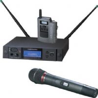 Audio-Technica AEW-4314AD Dual Transmitter UHF Wireless System, Band D: 655.500 to 680.375MHz, AEW-R4100 Receiver, AEW-T1000a UniPak Transmitter, AEW-T4100a Handheld Transmitter, Cardioid, Dynamic Capsule, 996 Selectable UHF Channels, IntelliScan Feature, True Diversity Reception, Backlit LCD displays on transmitters, 10mW & 35mW Output Power, Link and coordinate multiple receiver channels (AEW4314AD AEW-4314AD AEW 4314AD AEW4314-AD AEW4314 AD) 