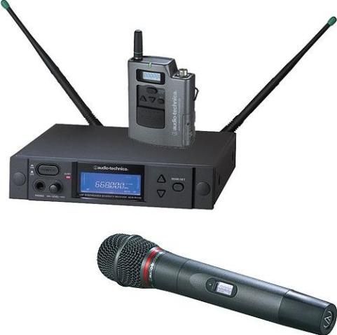 Audio-Technica AEW-4316AC Dual Transmitter UHF Wireless System, Band C: 541.500 to 566.375MHz, AEW-R4100 Receiver, AEW-T1000a UniPak Transmitter, AEW-T6100a Handheld Transmitter, Hypercardioid, Dynamic Capsule, 996 Selectable UHF Channels, IntelliScan Feature, True Diversity Reception, 10mW & 35mW Output Power, Backlit LCD displays on transmitters, High-visibility white-on-blue LCD information display (AEW4316AC AEW-4316AC AEW 4316AC AEW4316-AC AEW4316 AC)
