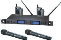 Audio-Technica AEW-5414AC Dual Wireless Microphone Combo System, Band C: 541.500 to 566.375MHz, AEW-R5200 Dual Receiver, x2 AEW-T4100a Handheld Transmitters, Cardioid Dynamic Capsule, x2 AEW-T1000a UniPak Transmitters, Simultaneous Dual Microphone Operation, 996 Selectable UHF Channels, IntelliScan Frequency Scanning, On-board Ethernet interface, Backlit LCD displays on transmitters (AEW5414AC AEW-5414AC AEW-5414AC AEW5414-AC AEW5414 AC) 