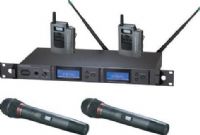 Audio-Technica AEW-5416AD Dual Wireless Microphone Combo System, Band D: 655.500 to 680.375MHz, AEW-R5200 Dual Receiver, x2 AEW-T6100a Handheld Transmitters, Hypercardioid Dynamic Capsule, x2 AEW-T1000a UniPak Transmitter, Simultaneous Dual Microphone Operation, 996 Selectable UHF Channels, IntelliScan Frequency Scanning, On-board Ethernet interface, High-visibility white-on-blue LCD information display (AEW5416AD AEW-5416AD AEW 5416AD AEW5416-AD AEW5416 AD) 
