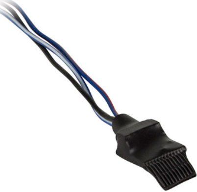 Axxess AFDI-5V Ford 5 Volt Step Down; For use in Ford, Lincoln & Mercury vehicles with Factory Amplifier; Fixes audible Pop when Aftermarket Radio turns on Factory Amplifier; Fits with XSVI-5520-NAV and XSVI-5521-NAV; 3-Wire hook up drops 12V turn on signal to 5V (AFDI5V AFDI 5V)