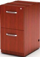 Mayline AFF26-CHY Aberdeen Series File/File Desk Pedestal Cabinet, 2 Drawer Quantity, Full Extension Drawer Extension, 50 lbs Capacity - Drawer, 100 Lbs Capacity - Weight, Letter and Legal Folder and Paper Size, 14" W x 25.25" D x 25.38" H Inside Dimensions, 12" W x 20.69" D x 9.19" H Drawer Dimensions, Curved metal pulls with brushed nickel finish, Cherry Tf Laminate Finish, UPC 760771879334 (AFF 26 CHY AFF26CHY AFF-26-CHY AFF26 AFF-26 AFF 26) 