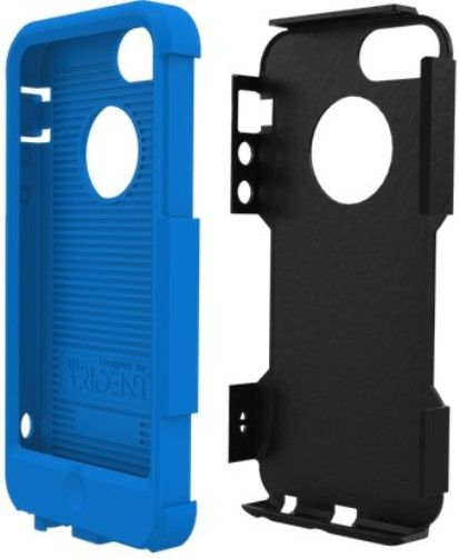 Trident AG-IPH5-BLU Aegis Case, Blue For use with Apple iPhone 5; Designed with a modern protective exterior, is a perfect blend of style and durability for everyday use; Slim and light-weight, but packed with protection; Inner-layer of shock-absorbing silicone with an outer-layer of hardened polycarbonate, providing two layers of protection; UPC 816694014113 (AGIPH5BLU AGIPH5-BLU AG-IPH5BLU AG-IPH5)