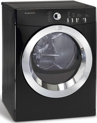 Frigidaire AGQ8000FE Affinity Front Load Gas Dryer, Black Diamond, 5.8 Cu. Ft. Super Capacity Drum, SilentDesign for Whisper-quiet Operation, 7 Auto Dry Cycles, 4 Dryness Level Selections, 90 Minute Timed Dry, Auto Shrink Guard Option, Control Lock, Cycle Status Lights, Drying Rack (AGQ-8000FE AGQ 8000FE AGQ8000F AGQ8000)