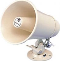 Aiphone AH-108 Horn with Capacitor, 8W, 10W horn with built-in non-polarized capacitor, All metal weather proof construction for indoor or outdoor use, Universal swivel mount base, Beige baked enamel finish (AH-108 AH 108 AH108) 