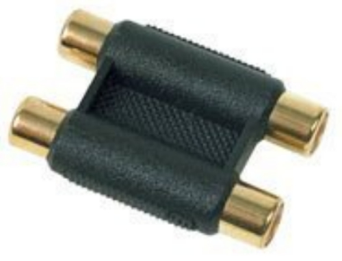 RCA AH210R RCA Type Jack Coupler, Reliable and precise connection, Connects two RCA type stereo audio cables, Corrosion resistant gold plated connectors, Carries and extends the stereo audio signals, UPC 079000403852 (AH210R AH-210R)