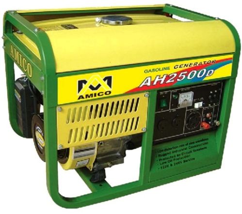 Amico AH2500D Gasoline Generator 120V/240V, Rated AC Power 2000W, Max. AC Power 2500W, Continuous Output 7.0HP (AH2500D AH-2500D AH2500-D AH2500 AH-2500)