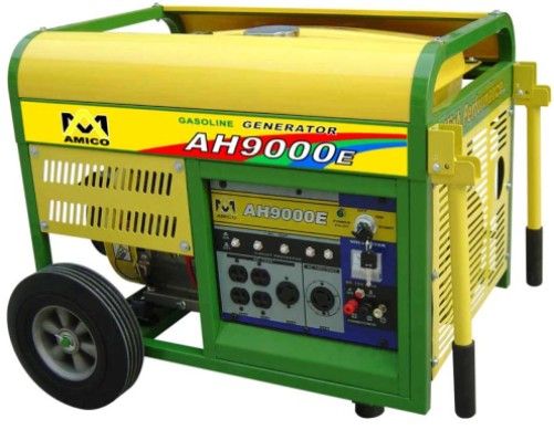 Amico AH9000E Gasoline Generator 120V/240V, Rated AC Power 8000W, Max. AC Power 8500W, Starting Mode Electric Start & Recoil Start (AH9000E AH-9000E AH9000 AH-9000 AH900 AH-900)