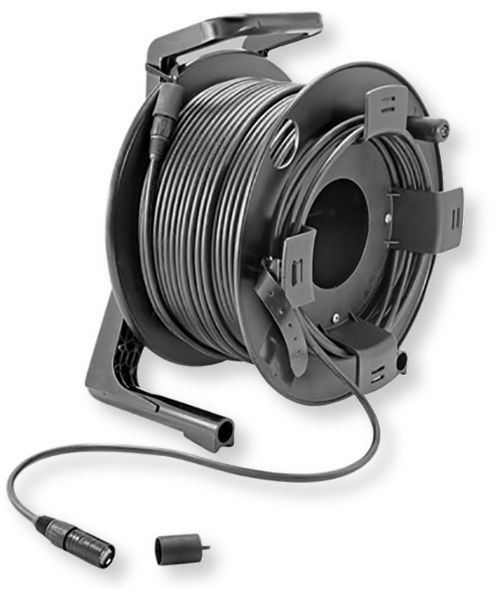 Allen and Heath Model AH-AH7000 Cable Reel of EtherFlex CAT-5e Wiring With Locking Neutrik EtherCon Connectors, Black, Works with All ME, QU, SQ, GLD and dLive products, Length 262 Feet ( ALLENANDHEATHAHAH7000 ALLEN AND HEATH AHAH7000 ALLEN AND HEATH  AH AH 7000 ALLEN AND HEATH AH-AH-7000 ALLEN-AND-HEATH-AH-AH-7000 ALLEN AND HEATH AH/AH/7000)