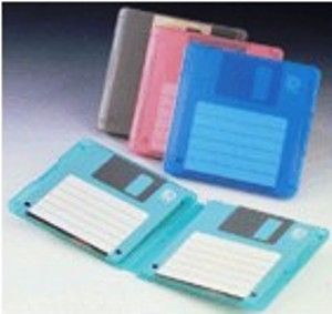 Aidata 3502 Duracase 2 Floppy Carriers, Holds 30 3-1/2 Diskettes, Protect and organize your 3.5