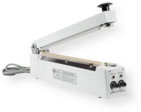 American International Electric AIE405HIM Magnetic Hold Hand Operated Impulse Sealer; 16" Seal length; 5mm Seal Width; Built In Magnet That Holds Down The Sealing Arm And Automatically Releases Once The Cooling Cycle Is Complete; 750W; Weight: 14 lbs (AIE405HIM AIE-405HIM AIE-405-HIM 405HIM 405-HIM) 