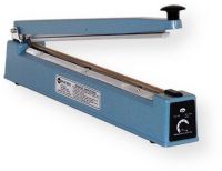 American International Electric AIE-500HR Hand Impulse Sealer with Round Wire; 20" Max Seal Length; 6 mil Max Material Thickness; Round Seal; 800W; Best Suited for KEL-F, Polyflex, P.V.A, Polyethylene, Polyurethane, Polyvinylchloride, Polypropylene, Pliofilm, Tivac, and Saran; 110V; 17 lbs (AIE500HR AIE-500HR 500HR 500-HR AIE-500-HR) 