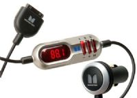 Monster A IP FM-CH PS SB FM Transmitter/Charger for iPod, Excluding 87.7 MHz and 87.9 MHz., Clarity of reception may vary, For iPods with Dock Connector (including iPod mini) (A IP FM CH PS SB AIPFMCHPSSB 125875) 