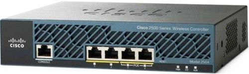 Cisco AIR-CT2504-50-K9 Aironet 2504 Wireless LAN Controller 50 Access Points with 50 Licenses, 802.11n ready support up to 500 Mbps, Payment Card Industry PCI support, Full Control and Provisioning of Wireless Access Points CAPWAP access point to controller encryption, Supports rogue access point detection and denial-of-service attacks (AIRCT250450K9 AIR-CT250450-K9 AIRCT2504-50K9 AIR CT2504 50 K9)