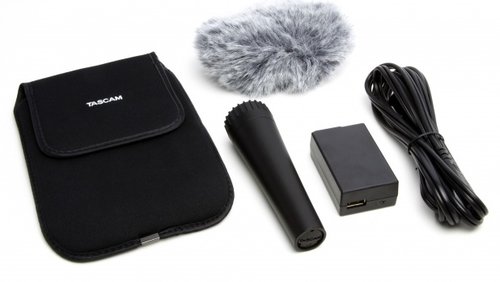 Tascam AK-DR11G Instrument Accessory Kit for Handheld Recorders; AC 100V-240V, 50/60Hz Power; 5V Output Voltage; 7.5W (1.5A) Power Consumption (Current); USB Type-A(USB Cable is not included) Connecter; 41(W)~23(H)~68(D)mm Dimensions; 53g(0.11lb) Weight; 1/4inch Screw; 130(W)~200(H)~20(D)mm Grip Dimensions; 40g Grip Weight; 130(W)~90(H)~40(D)mm Furry windscreen Dimensions; 21.6g Furry windscreen Weight; UPC 043774030569 (AKDR11G AK-DR11G)