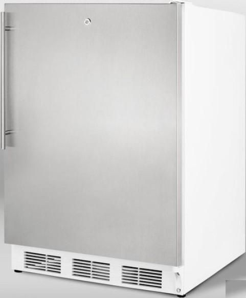 Summit AL650LBISSHV Compact Refrigerator with Adjustable Wire Shelves, 24