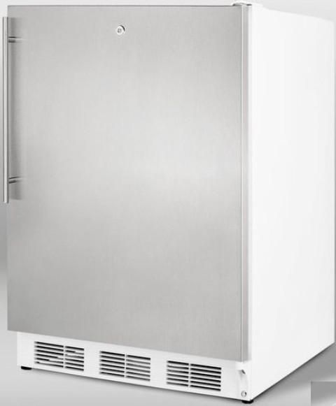 Summit AL650LSSHV Compact Refrigerator with Adjustable Wire Shelves, 24