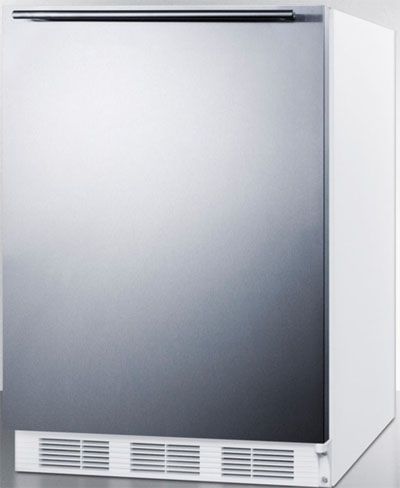 Summit AL650SSHH Compact Refrigerator with Adjustable Wire Shelves, 24