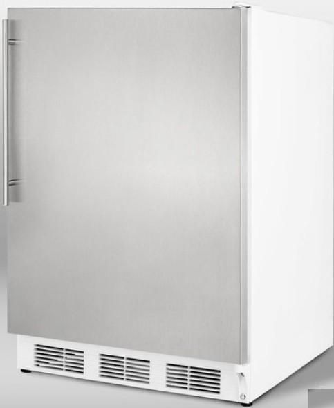 Summit AL650SSHV Compact Refrigerator with Adjustable Wire Shelves, 24