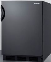 Summit AL652B, Ada Compliant Refrigerator-Freezer 5.1 Cu.Fu., finish: black, Adjustable thermostat, Interior light, Adjustable shelves, Defrost Type Cycle, 115 volt, 60hz (AL-652B AL652 AL65)  