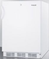 Summit AL750L; 32" ADA Compliant Compact Refrigerator, 5.5 cu. ft., Auto Defrost, Front Mounted Lock, White, Interior light, Adjustable thermostat, 115 Volts, 60 hertz (AL-750L AL750 AL75) 