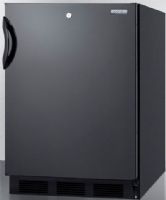 Summit AL752L-BL; 32" ADA Compliant Compact Refrigerator, 5.5 cu. ft., Auto Defrost, Front Mounted Lock, Black, Interior light, Adjustable thermostat, 115 Volts, 60 hertz (AL752LBL AL-752LBL AL752) 