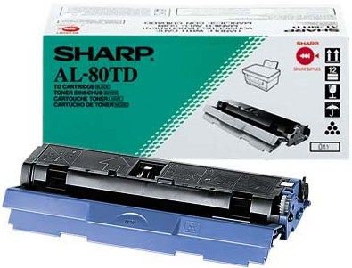 Sharp AL-80TD Laser Toner Copier Cartridge, Fits with Sharp AL-800 AL-840 AL-841 AL-880 AL-888 digital copiers, Yields up to 3000 copies per cartridge, New Genuine Original OEM Sharp Brand, UPC 708562910620 (AL 80TD AL80TD AL-80T AL-80 AL80T AL80)