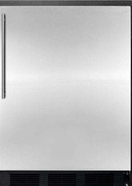 Summit ALB753BSSHV Compact All-Refrigerator with Adjustable Glass Shelves, 24