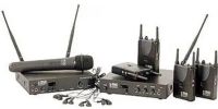 Anchor Audio ALD-40 Assistive Listening Deluxe Package, Includes: Four AL-WB belt pack receivers, Four AL-HP in-ear headphones, AL-TX wireless transmitter base station in a lightweight carrying case and UHF-6400 wireless receiver/transmitter with handheld mic, 16 user selectable UHF channels, ADA compliant, Expandable for unlimited number of users (ALD40 ALD 40) 