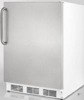 Summit ALF620SSTB Undercounter Freezer with 3 Removable Storage Basket, 24" Size, 3.2 Cu. Ft. Capacity, Manual Defrost, 3 Drawer Quantity, Dial Thermostat Type, Rear Of Unit, Condensor Location, 4 Level Legs Quantity, Drawers, 100% CFC Free, Undercounter, Stainless Door with Pro Handle (ALF620SSTB ALF620-SSTB ALF620 SSTB ALF620 ALF-620 ALF 620) 