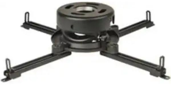 BoxlightALLIN1SAFE-980 Universal Projector Ceiling Mount with Security Feature, Black, Adjustable Height Min 1.21