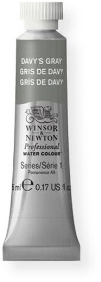 Winsor & Newton 102217 Artists' Watercolor 5ml Davy's Grey; Pan easier to control the strength of color; Great for traveling and sketching works. Use for high volumes of color or stronger washes of color; Maximum color strength with greater tinting possibilities; Watercolor type; 5 ml content; Tube format; EAN 50823727; (CRIMSON5ML TUBE5ML WATERCOLOR5ML ALVIN102217 ALVINTUBE5ML WINSORNEWTON-TUBE-5ML)