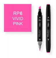 ShinHan Art 1110006-RP6 Vivid Pink Marker; An advanced alcohol based ink formula that ensures rich color saturation and coverage with silky ink flow; The alcohol-based ink doesn't dissolve printed ink toner, allowing for odorless, vividly colored artwork on printed materials; EAN 8809309660074 (SHINHANARTALVIN SHINHANART-ALVIN SHINHANART1110006-RP6 SHINHANART-1110006-RP6 ALVIN1110006-RP6 ALVIN-1110006-RP6) 