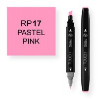 ShinHan Art 1110017-RP17 Pastel Pink Marker; An advanced alcohol based ink formula that ensures rich color saturation and coverage with silky ink flow; The alcohol-based ink doesn't dissolve printed ink toner, allowing for odorless, vividly colored artwork on printed materials; EAN 