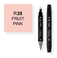  ShinHan Art 1110028-R28 Fruit Pink Marker; An advanced alcohol based ink formula that ensures rich color saturation and coverage with silky ink flow; The alcohol-based ink doesn't dissolve printed ink toner, allowing for odorless, vividly colored artwork on printed materials; EAN 8809309660272 (SHINHANARTALVIN SHINHANART-ALVIN SHINHANART1110028-R28 SHINHANART-1110028-R28 ALVIN1110028-R28 ALVIN-1110028-R28) 