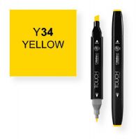 ShinHan Art 1110034-Y34 Yellow Marker; An advanced alcohol based ink formula that ensures rich color saturation and coverage with silky ink flow; The alcohol-based ink doesn't dissolve printed ink toner, allowing for odorless, vividly colored artwork on printed materials; EAN 8809309660326 (SHINHANARTALVIN SHINHANART-ALVIN SHINHANART1110034-Y34 SHINHANART-1110034-Y34 ALVIN1110034-Y34 ALVIN-1110034-Y34) 