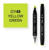 ShinHan Art 1110048-GY48 Yellow Green Marker; An advanced alcohol based ink formula that ensures rich color saturation and coverage with silky ink flow; The alcohol-based ink doesn't dissolve printed ink toner, allowing for odorless, vividly colored artwork on printed materials; The delivery of ink flow can be perfectly controlled to allow precision drawing; EAN 8809309660449 (SHINHANARTALVIN SHINHANART-ALVIN SHINHANART1110048-GY48 SHINHANART-1110048-GY48 ALVIN1110048-GY48 ALVIN-1110048-GY48) 