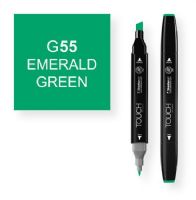 ShinHan Art 1110055-G55 Emerald Green Marker; An advanced alcohol based ink formula that ensures rich color saturation and coverage with silky ink flow; The alcohol-based ink doesn't dissolve printed ink toner, allowing for odorless, vividly colored artwork on printed materials; The delivery of ink flow can be perfectly controlled to allow precision drawing; EAN 8809309660517 (SHINHANARTALVIN SHINHANART-ALVIN SHINHANAR1110055-G55 SHINHANART-1110055-G55 ALVIN1110055-G55 ALVIN-1110055-G55) 