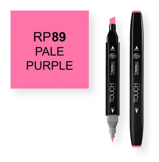 ShinHan Art 1110089-RP89 Pale Purple Marker; An advanced alcohol based ink formula that ensures rich color saturation and coverage with silky ink flow; The alcohol-based ink doesn't dissolve printed ink toner, allowing for odorless, vividly colored artwork on printed materials; The delivery of ink flow can be perfectly controlled to allow precision drawing; EAN 8809309660814 (SHINHANARTALVIN SHINHANART-ALVIN SHINHANARTALVIN1110089-RP89 SHINHANART-1110089-RP89 ALVIN1110089-RP89 ALVIN-1110089-RP89