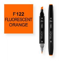 ShinHan Art 1110122-F122 Fluorescent Orange Marker; An advanced alcohol based ink formula that ensures rich color saturation and coverage with silky ink flow; The alcohol-based ink doesn't dissolve printed ink toner, allowing for odorless, vividly colored artwork on printed materials; The delivery of ink flow can be perfectly controlled to allow precision drawing; The ergonomically designed rectangular body resists rolling on work surfaces and provides a perfect grip that avoids smudges and smea 