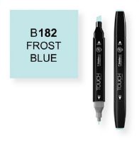 ShinHan Art 1110182-B182 Frost Blue Marker; An advanced alcohol based ink formula that ensures rich color saturation and coverage with silky ink flow; The alcohol-based ink doesn't dissolve printed ink toner, allowing for odorless, vividly colored artwork on printed materials; The delivery of ink flow can be perfectly controlled to allow precision drawing; EAN 8809309661347 (SHINHANARTALVIN SHINHANART-ALVIN SHINHANARTALVIN1110182-B182 SHINHANART-1110182-B182 ALVIN1110182-B182 ALVIN-1110182-B182) 