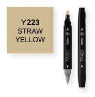 ShinHan Art 1110223-Y223 Straw Yellow Marker; An advanced alcohol based ink formula that ensures rich color saturation and coverage with silky ink flow; The alcohol-based ink doesn't dissolve printed ink toner, allowing for odorless, vividly colored artwork on printed materials; The delivery of ink flow can be perfectly controlled to allow precision drawing; EAN 8809326960461 (SHINHANARTALVIN SHINHANART-ALVIN SHINHANARTALVIN SHINHANART-1110223-Y223 ALVIN1110223-Y223 ALVIN-1110223-Y223) 