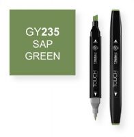ShinHan Art 1110235-GY235 Sap Green Marker; An advanced alcohol based ink formula that ensures rich color saturation and coverage with silky ink flow; The alcohol-based ink doesn't dissolve printed ink toner, allowing for odorless, vividly colored artwork on printed materials; The delivery of ink flow can be perfectly controlled to allow precision drawing; EAN 8809326960508 (SHINHANARTALVIN SHINHANART-ALVIN SHINHANARTALVIN SHINHANART-1110235-GY235 ALVIN1110235-GY235 ALVIN-1110235-GY235) 