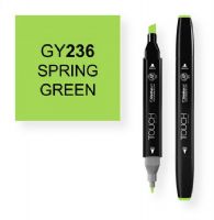 ShinHan Art 1110236-GY236 Spring Green Marker; An advanced alcohol based ink formula that ensures rich color saturation and coverage with silky ink flow; The alcohol-based ink doesn't dissolve printed ink toner, allowing for odorless, vividly colored artwork on printed materials; The delivery of ink flow can be perfectly controlled to allow precision drawing; EAN 8809326960492 (SHINHANARTALVIN SHINHANART-ALVIN SHINHANARTALVIN SHINHANART-1110236-GY236 ALVIN1110236-GY236 ALVIN-1110236-GY236) 