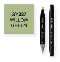 ShinHan Art 1110237-GY237 Willow Green Marker; An advanced alcohol based ink formula that ensures rich color saturation and coverage with silky ink flow; The alcohol-based ink doesn't dissolve printed ink toner, allowing for odorless, vividly colored artwork on printed materials; The delivery of ink flow can be perfectly controlled to allow precision drawing; EAN 8809326960522 (SHINHANARTALVIN SHINHANART-ALVIN SHINHANARTALVIN SHINHANART-1110237-GY237 ALVIN1110237-GY237 ALVIN-1110237-GY237) 