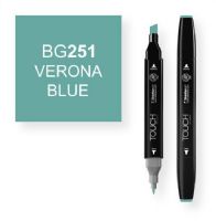 ShinHan Art 1110251-BG251 Verona Blue Marker; An advanced alcohol based ink formula that ensures rich color saturation and coverage with silky ink flow; The alcohol-based ink doesn't dissolve printed ink toner, allowing for odorless, vividly colored artwork on printed materials; The delivery of ink flow can be perfectly controlled to allow precision drawing; EAN 8809326960560 (SHINHANARTALVIN SHINHANART-ALVIN SHINHANARTALVIN SHINHANART-1110251-BG251 ALVIN1110251-BG251 ALVIN-1110251-BG251) 