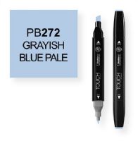 ShinHan Art 1110272-PB272 Grayish Blue Pale Marker; An advanced alcohol based ink formula that ensures rich color saturation and coverage with silky ink flow; The alcohol-based ink doesn't dissolve printed ink toner, allowing for odorless, vividly colored artwork on printed materials; The delivery of ink flow can be perfectly controlled to allow precision drawing; EAN 8809326960614 (SHINHANARTALVIN SHINHANART-ALVIN SHINHANARTALVIN SHINHANART-1110272-PB272 ALVIN1110272-PB272 ALVIN-1110272-PB272) 