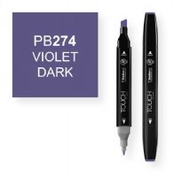 ShinHan Art 1110274-PB274 Violet Dark Marker; An advanced alcohol based ink formula that ensures rich color saturation and coverage with silky ink flow; The alcohol-based ink doesn't dissolve printed ink toner, allowing for odorless, vividly colored artwork on printed materials; The delivery of ink flow can be perfectly controlled to allow precision drawing; EAN 8809326960645 (SHINHANARTALVIN SHINHANART-ALVIN SHINHANARTALVIN SHINHANART-1110274-PB274 ALVIN1110274-PB274 ALVIN-1110274-PB274) 