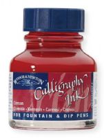 Winsor & Newton 1111203 Calligraphy Ink Crimson; Maximum brilliance of color; Opaque and suitable for dip pen and brush; Unrivaled permanence and quality; Non waterproof to ensure no clogging and good flow characteristics when used in fountain or dip pens; Lightfast; UPC 094376907186 (WINSOR&NEWTONALVIN WINSOR&NEWTON-ALVIN WINSOR&NEWTON1111203 WINSOR&NEWTON-1111203 ALVIN1111203 ALVIN-1111203 ALVINCALLIGRAPHYINK) 